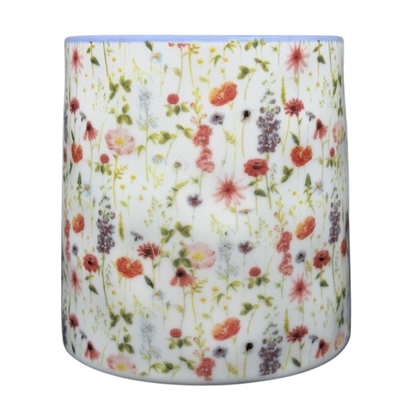 Bella Floral Wildflower Lavender Handle Mug 10 Strawberry Street with vibrant floral design on a white background