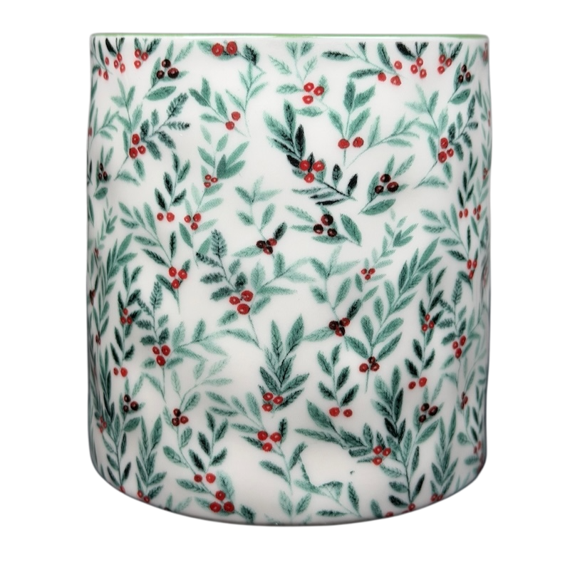 10 Strawberry Street Christmas mug with festive holly and berry design for holiday celebrations