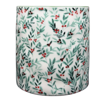 10 Strawberry Street Christmas mug with festive holly and berry design for holiday celebrations