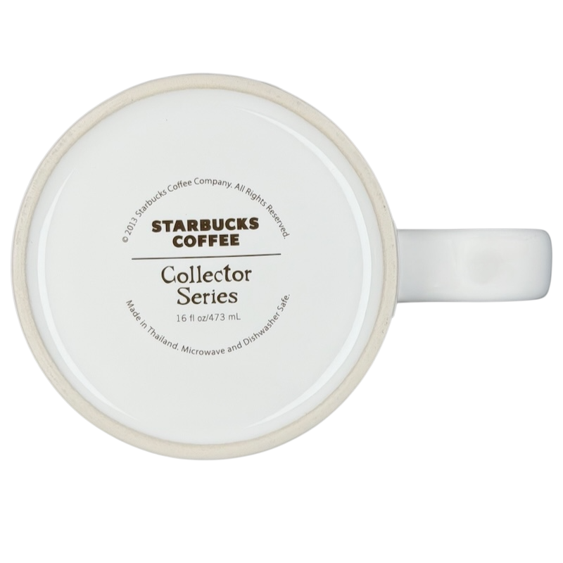 2013 Starbucks Switzerland Global Icon mug featuring a classic design and collector series branding