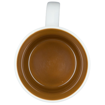 2013 Starbucks Switzerland Global Icon mug with a smooth brown interior and classic design