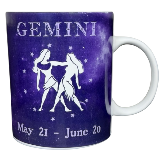 Gemini Zodiac Acronym Oversized Mug Fisher