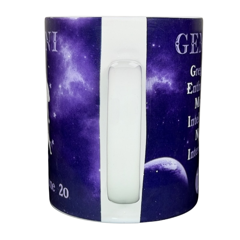 Gemini Zodiac Acronym Oversized Mug Fisher