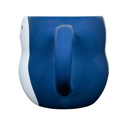 Penguin Holding Fish Sculpted Mug Caribou Coffee