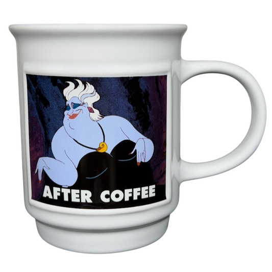 Ursula Before After Coffee Little Mermaid Villain Mug Disney Parks
