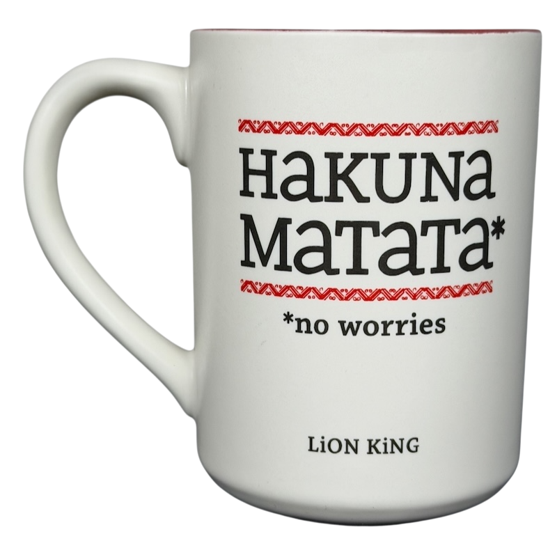 The Lion King Hakuna Matata No Worries Mug Disney Hallmark