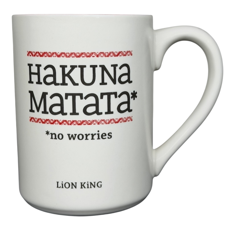 The Lion King Hakuna Matata No Worries Mug Disney Hallmark
