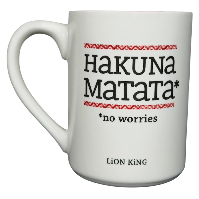 The Lion King Hakuna Matata No Worries Mug Disney Hallmark