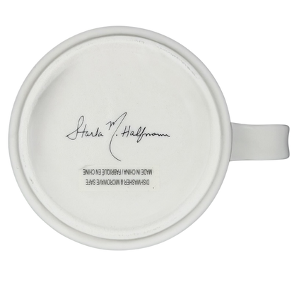 Petal Palette Starla M Halfmann Letter "L" Monogram Initial Mug Anthropologie