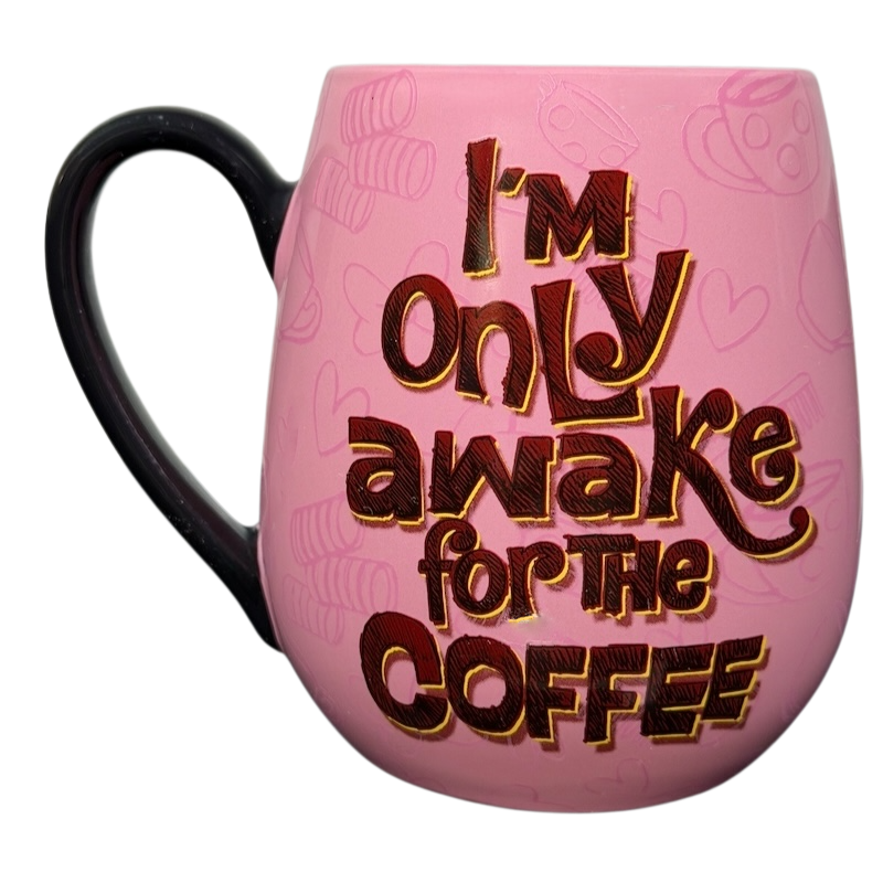 Minnie Mouse “I’m Only Awake for the Coffee” Mug Disney Parks