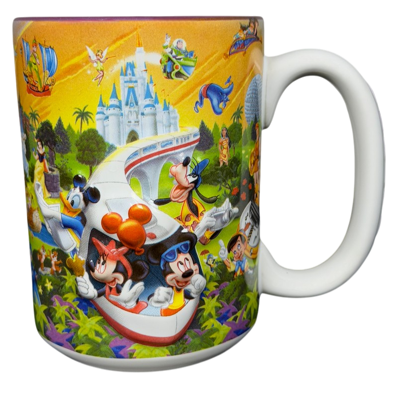 Walt Disney World Four Parks One World Embossed Grandma Mug