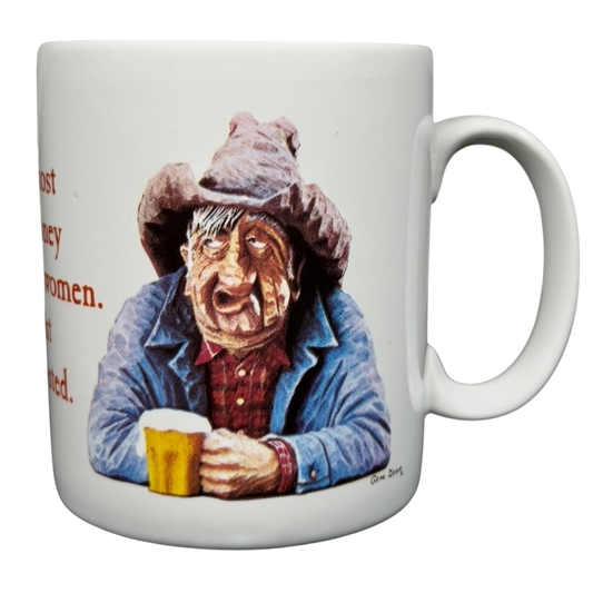 I Spent Most Of My Money On Beer And Women.  The Rest I Just Wasted.  Mug Leanin' Tree