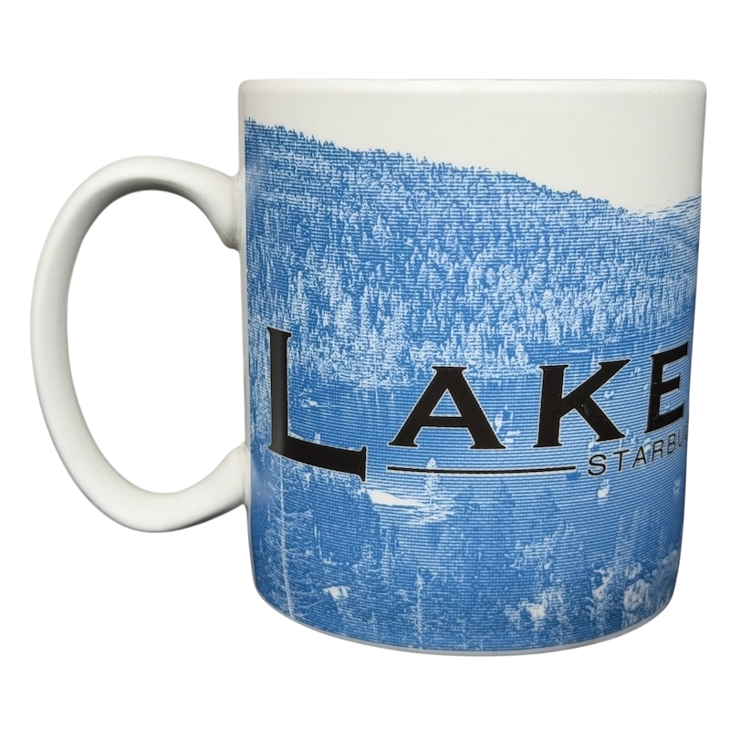 Skyline Series Barista Series One Lake Tahoe Statelline Mug 2002 Starbucks