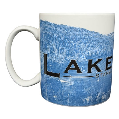 Skyline Series Barista Series One Lake Tahoe Statelline Mug 2002 Starbucks