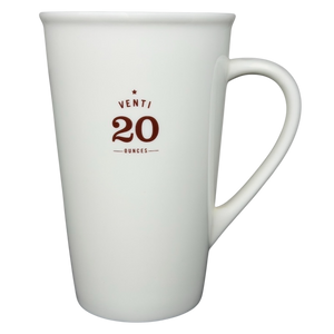 Starbucks Venti Vintage Mug - 20 Ounces Rolled Rim