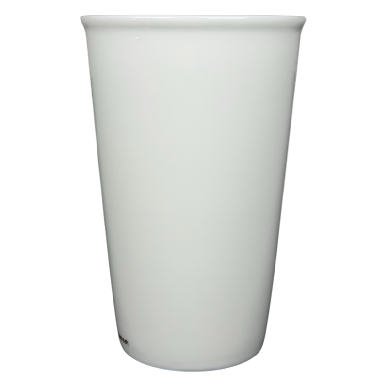 Venti 20 Ounces Rolled Rim White Mug 2010 Starbucks