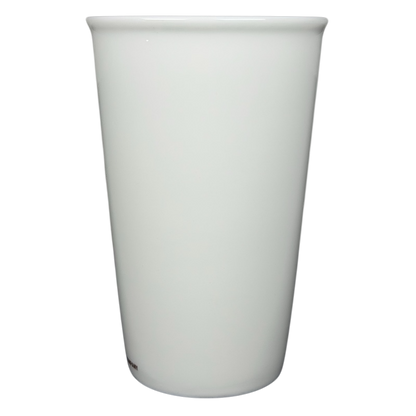 Venti 20 Ounces Rolled Rim White Mug 2010 Starbucks