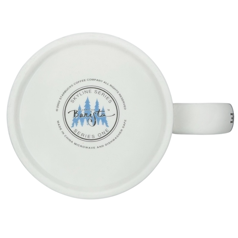 Skyline Series Barista Series One Lake Tahoe Statelline Mug 2002 Starbucks