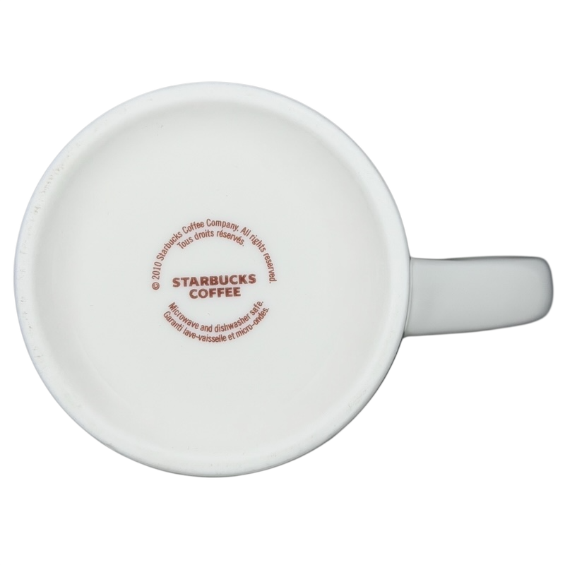 Venti 20 Ounces Rolled Rim White Mug 2010 Starbucks