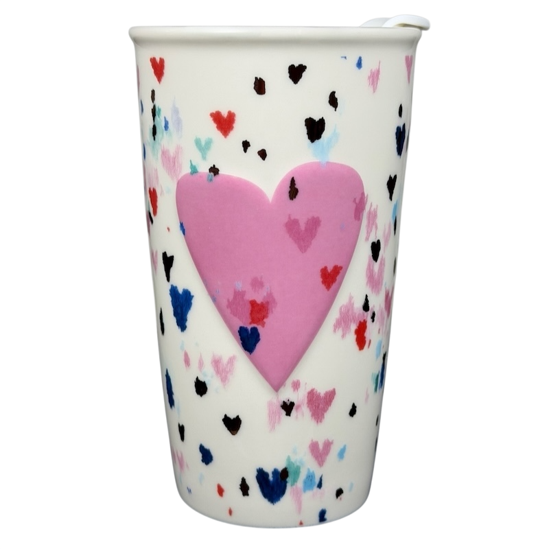 Valentine's Day Embossed Heart 10oz Tumbler Starbucks
