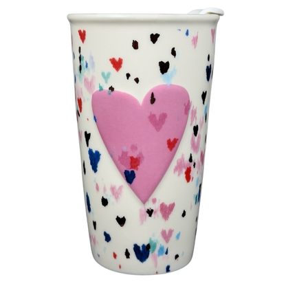 Valentine's Day Embossed Heart 10oz Tumbler Starbucks