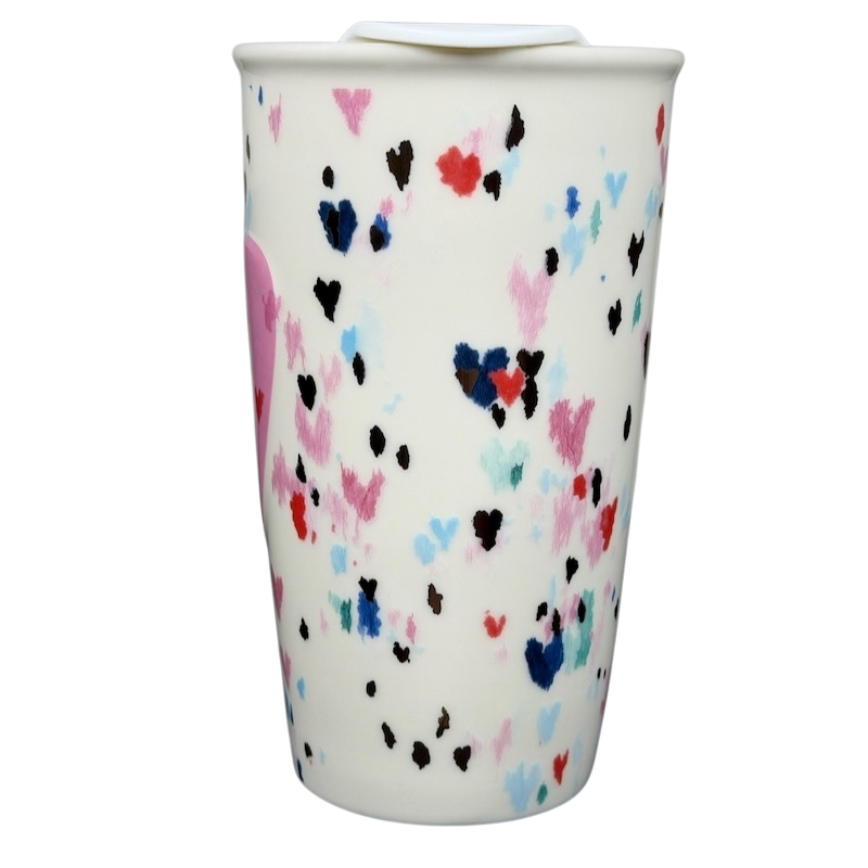 Valentine's Day Embossed Heart 10oz Tumbler Starbucks