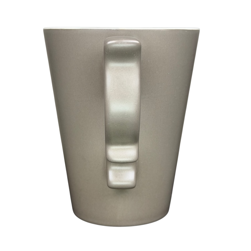 Rococo Scroll Handle Slate Gray Mug Starbucks Tazo