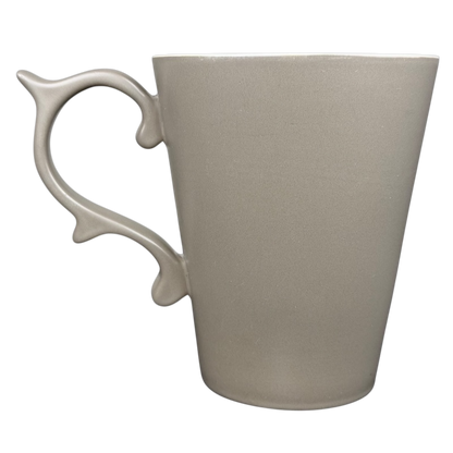 Rococo Scroll Handle Slate Gray Mug Starbucks Tazo
