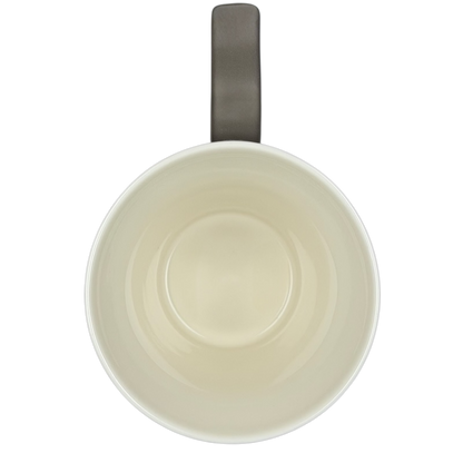 Rococo Scroll Handle Slate Gray Mug Starbucks Tazo