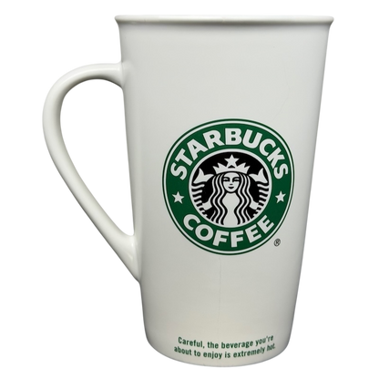 Grande Siren With Rolled Rim Tall White 16oz Mug 2006 Starbucks