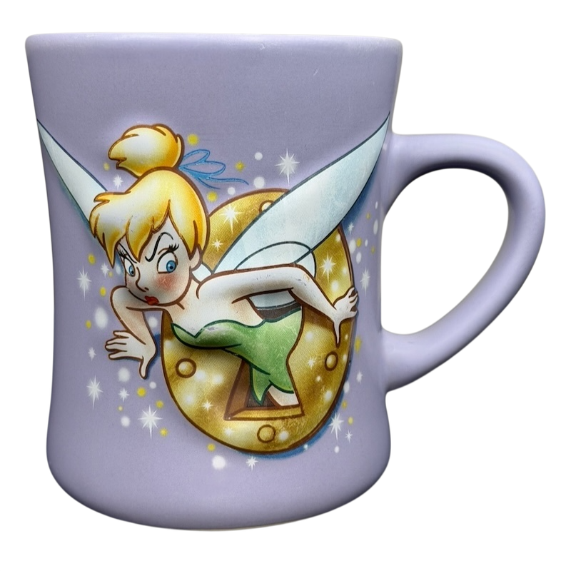 Tinker Bell Stuck In Keyhole Embossed Mug Disney Store