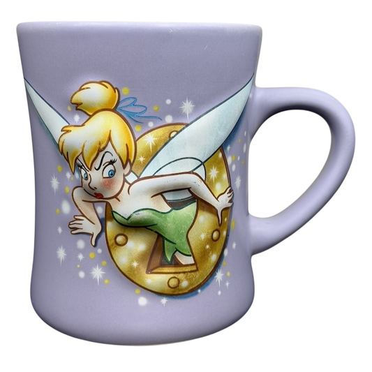 Tinker Bell Stuck In Keyhole Embossed Mug Disney Store