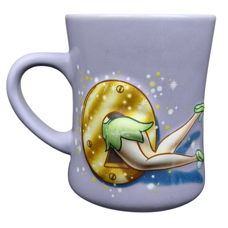 Tinker Bell Stuck In Keyhole Embossed Mug Disney Store
