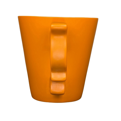 Rococo Scroll Handle Orange Mug 2012 Starbucks Tazo