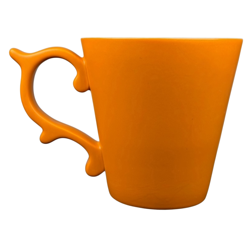 Rococo Scroll Handle Orange Mug 2012 Starbucks Tazo