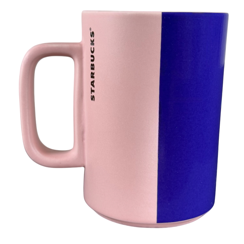 Blue Bird Of Paradise 12oz Matte Pink Mug 2018 Starbucks