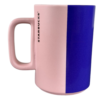 Blue Bird Of Paradise 12oz Matte Pink Mug 2018 Starbucks