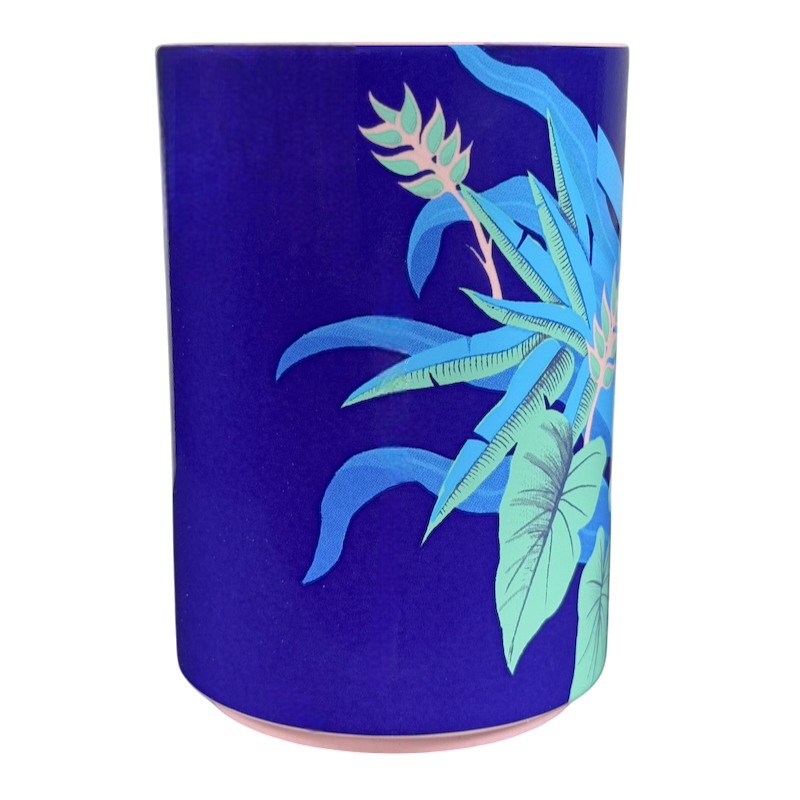 Blue Bird Of Paradise 12oz Matte Pink Mug 2018 Starbucks