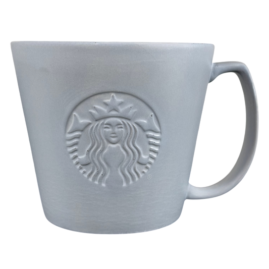 Venti Matte Gray Embossed Siren 20oz Mug 2021 Starbucks