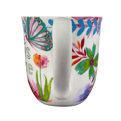 Love Grows Here Floral Susan Winget Mug Cracker Barrel