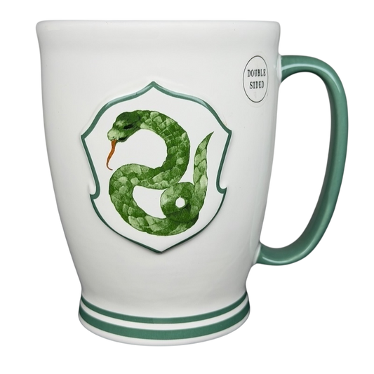 Rae Dunn Artisan Collection Harry Potter Slytherin Green Interior Mug Magenta