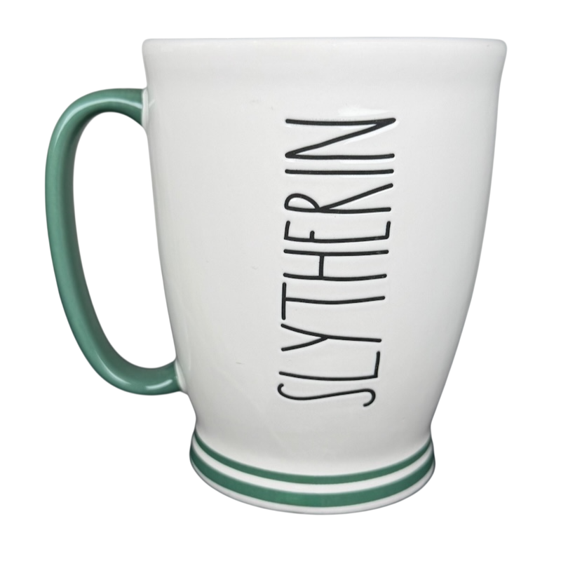 Rae Dunn Artisan Collection Harry Potter Slytherin Green Interior Mug Magenta