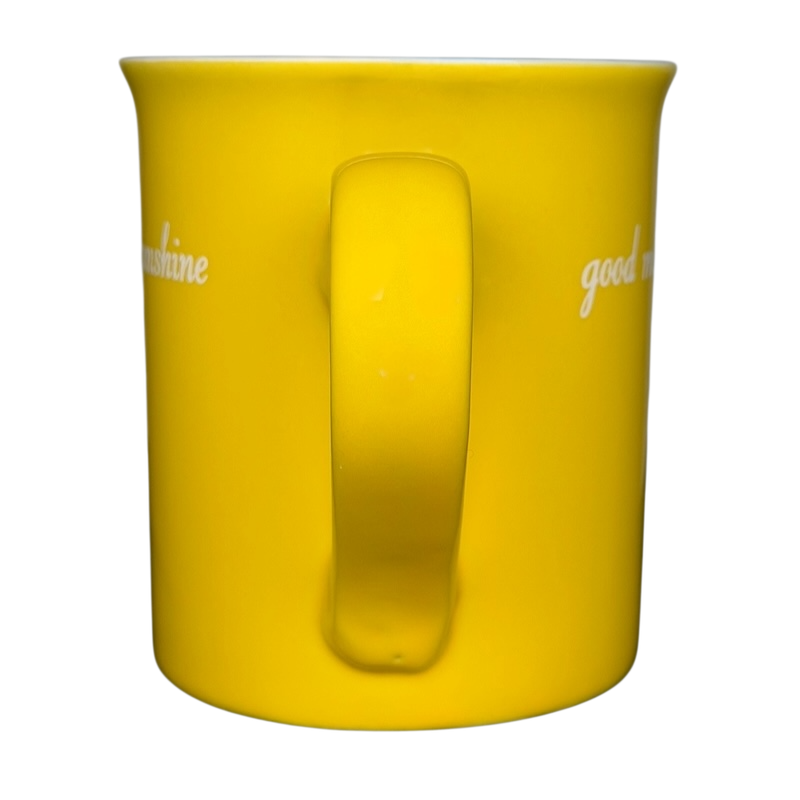 Good Morning Sunshine Yellow Mug With White Interior Love Your Mug