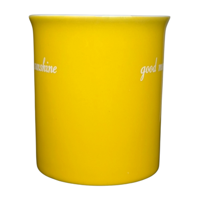 Good Morning Sunshine Yellow Mug With White Interior Love Your Mug