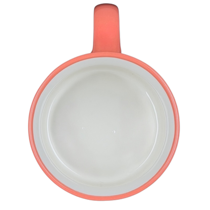 Bella Floral Dimpled Floral Print With Coral Handle Mug 10 Strawberry Street