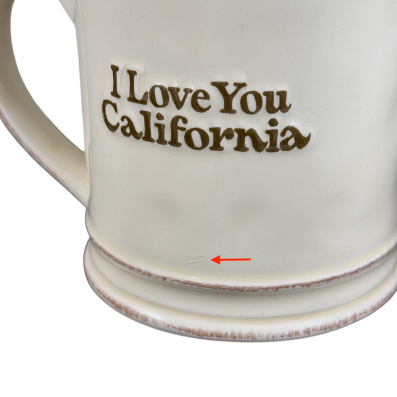 I Love You California Bear Hug Mug SF Mercantile