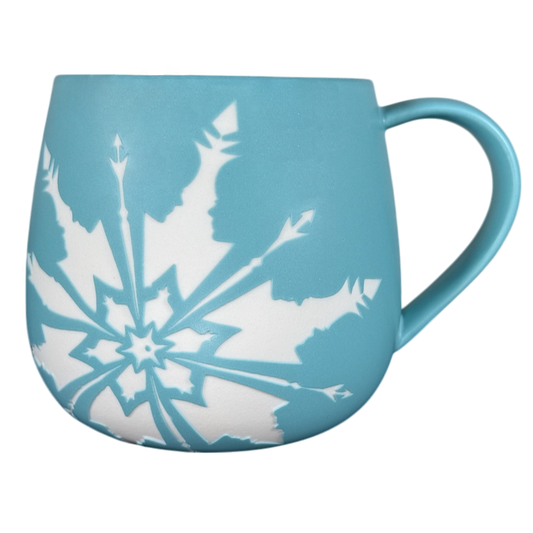 Frozen The Broadway Musical Etched Snowflake Mug Disney