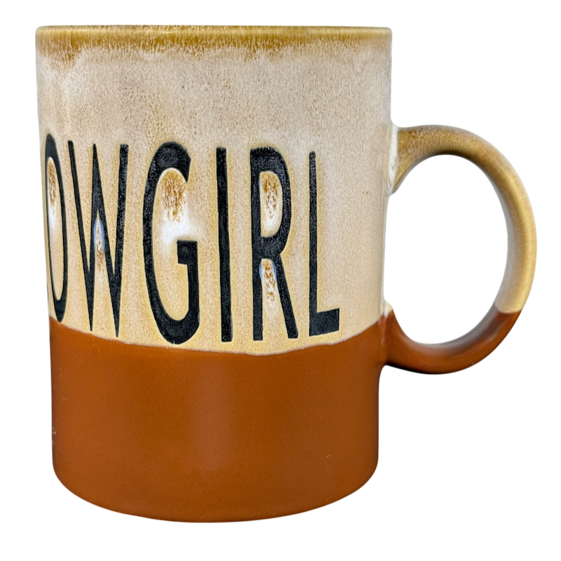 Cowgirl Buckaroo Stoneware Mug Cowboy Living