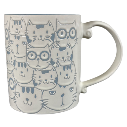 Cat Faces Embossed Mug Spectrum Designz