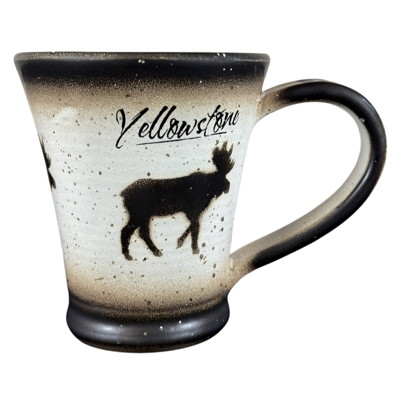 Yellowstone Moose Speckled Mug